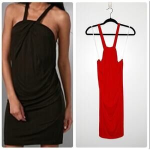 NWT Diane Von Furstenberg Ramia henna Mini Dress Women's Red Size 0